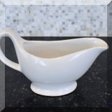 K83. White gravy boat. 